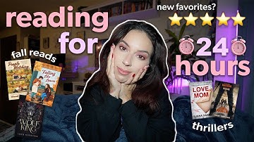 24 HOUR READATHON | getting through my fall tbr! ⏰📖💤