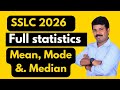 📊 Karnataka Mathematics | Statistics – Mean, Median &amp; Mode | Full Problems with Solutions