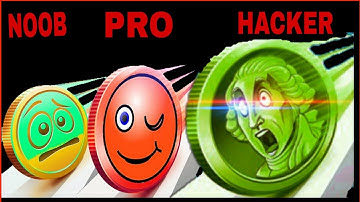 •Noob vs Pro vs Hacker-Coin Rush