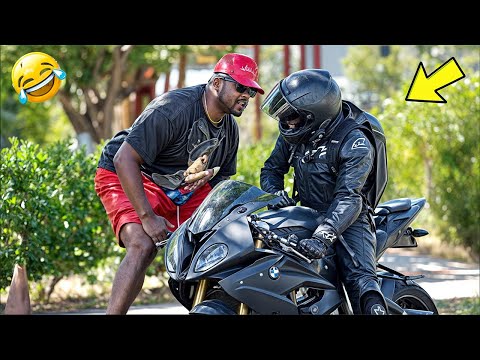 Funniest Motorcycle UBER PRANK MUST WATCH