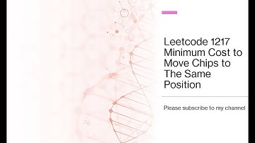 Leetcode 1217  Minimum Cost to Move Chips to The Same Position