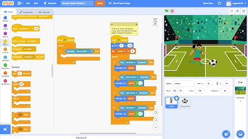 Debugging Simple Soccer Game in Scratch
