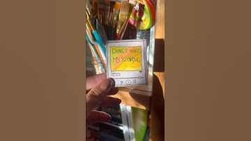 How to make your own stickers at home 🧡 #art #sticker #howto #tutorial #shorts