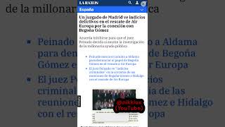 UN JUZGADO VE INDICIOS DELICTIVOS EN EL RESCATE DE AIR EUROPA