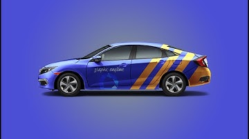 How to make Car Mockup by Smart Object in Adobe Photoshop CC