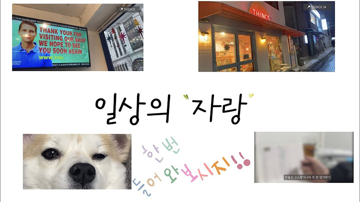 첫 번째 브이로그