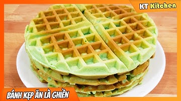 Cách Làm BÁNH KẸP LÁ DỨA Giòn Ngon Thơm Nức Mũi || COCONUT WAFFLE RECIPE | ENGLISH CAPTION | KT Food