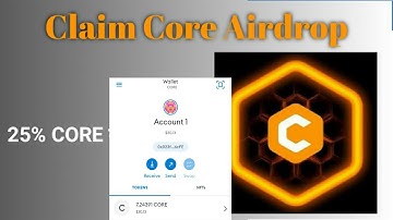 Core Claim Airdrop | Claim 25% Core Dao