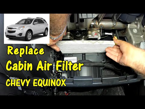 How to Replace Cabin Air Filter 2010 to 2017 Chevrolet Equinox