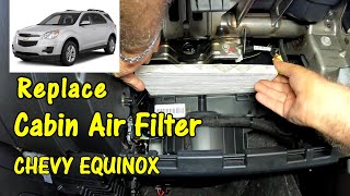 How to Replace Cabin Air Filter 2010 to 2017 Chevrolet Equinox