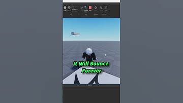 How To Make A Part Bounce In Roblox Studio #roblox #robloxstudiotips #robloxstudio #tutorial #shorts