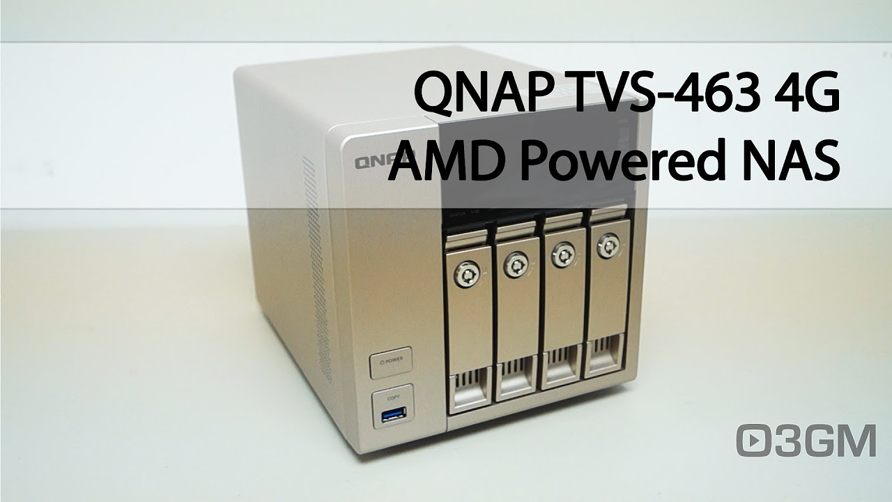 1692 - QNAP TVS-463 4G AMD Powered NAS Video Review - YouTube