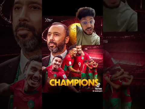 شوف ردة فعل الجماهير بعد هذه اللقطة من المغرب مدرجات قطر تهتز بسبب جمهور المغرب صدمة الجمهور الاردني