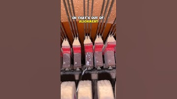 Adjust damper on piano #piano #pianotuning #pianomusic #woodworking #music #pianocover #antique