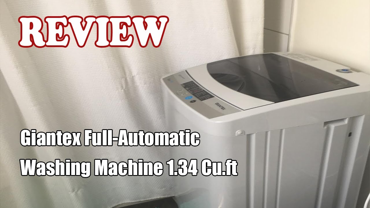 Giantex FullAutomatic Washing Machine 1.34 Cu.ft Review 2021 YouTube