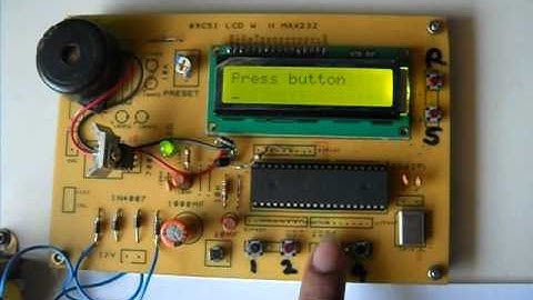 voting machine using 89c51(low cost )