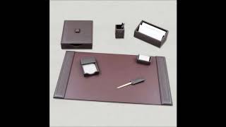 leather desk sets