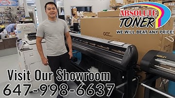 Satisfied Absolute Toner Customer Purchasing The GCC Jaguar V-LX Large PPF and Vinyl Cutter Plotter