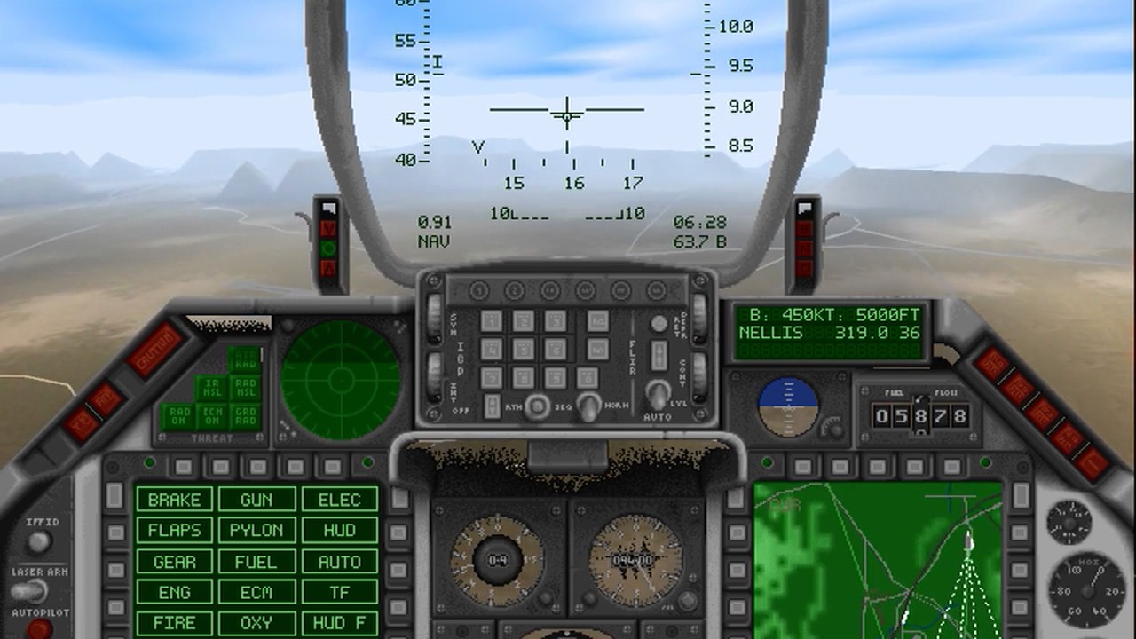 F 16 Fighting Falcon 3DFX Emulation in Windows 10 - YouTube