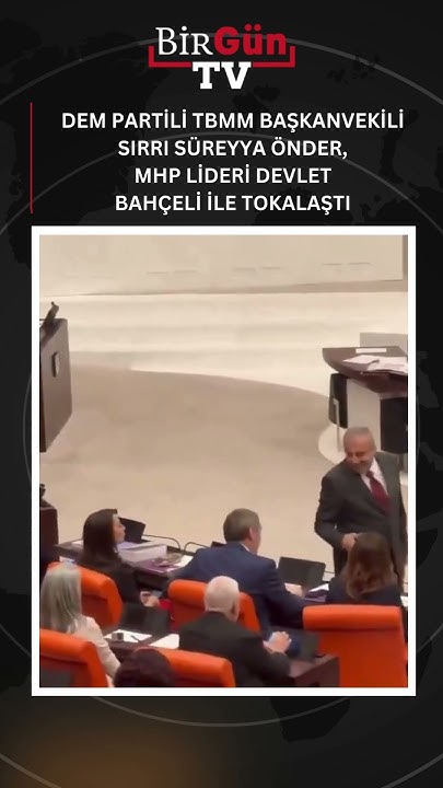 DEM Partili TBMM Başkanvekili Sırrı Süreyya Önder, MHP lideri Devlet ...