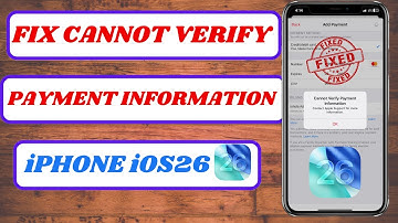 How to Fix “Cannot Verify Payment Information” Error on iPhone | Contact Apple Support Issue Solved!