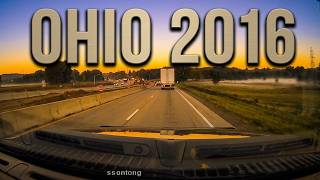 Driving 76 West to 71 South in Ohio and Stopping at Rest Area September of 2016