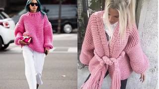 Объёмные вязаные свитера, пуловеры, кардиганы, джемпера. Вязание. Knitting Knitted Diy Объёмные вязаные свитера, пуловеры, кардиганы, джемпера. Вязание. Knitting Knitted Diy