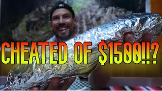CHEATED OF $1500!!? | RIPPED OFF?? | OREGON | UNDEFEATED Burrito Food Challenge | Man Vs Food