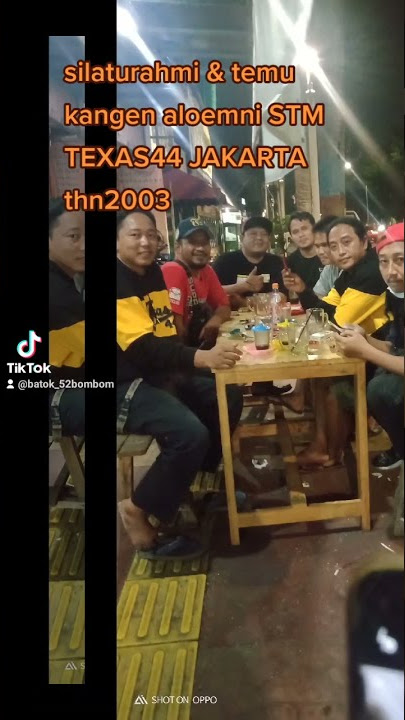 SILATURAHMI ALUMNI TEXAS 44 JAKARTA TIMUR thn2003 tadi malam 17 OKTOBER 2021 Alhamdulillah pd sehat🙏