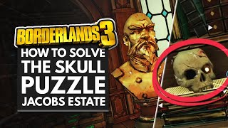BORDERLANDS 3 | How to Solve the Skull Puzzle in Jacobs Estate