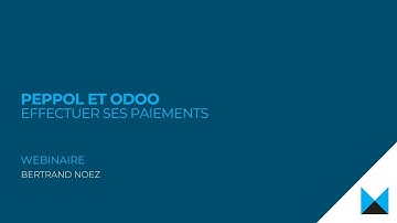 Webinaire Peppol-Odoo | Effectuer ses paiements | 11 décembre 2025