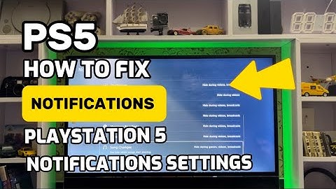 How To Fix Notifications On PS5 PlayStation 5