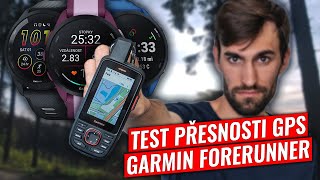 Test GPS přijímače - Který model z řady Garmin Forerunner je nejpřesnější?