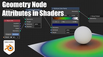Using Blender 2.93 Geometry Node Attributes in Shaders!