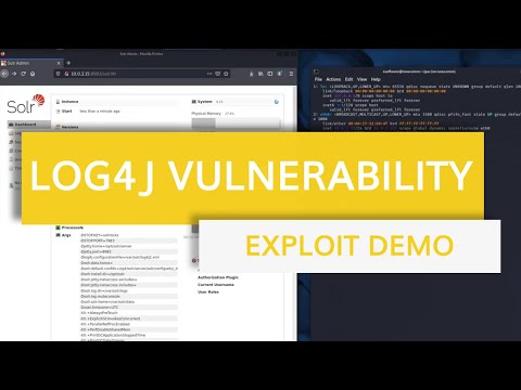 CVE-2021-44228 Log4j Vulnerability Exploit Demo