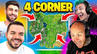 Live - 4 Corner Challenge W Ninja, Tim & Sypherpk