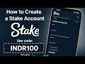 How to Create a Stake Account (2025) | Step-by-Step Guide in English for Beginners Worldwide...