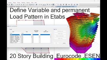Complete Structural Design of 20 Story Building using ETABS as per Eurocode & Ethiopian Code (part7)