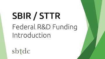 SBIR STTR Programs Overview