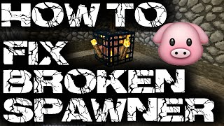 How to Fix a Broken Spawner in Vanilla Minecraft (PC)