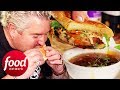 Guy Tries An Amazing Pho-rench Dip Sandwich In Chico | Diners, Drive-Ins and Dives