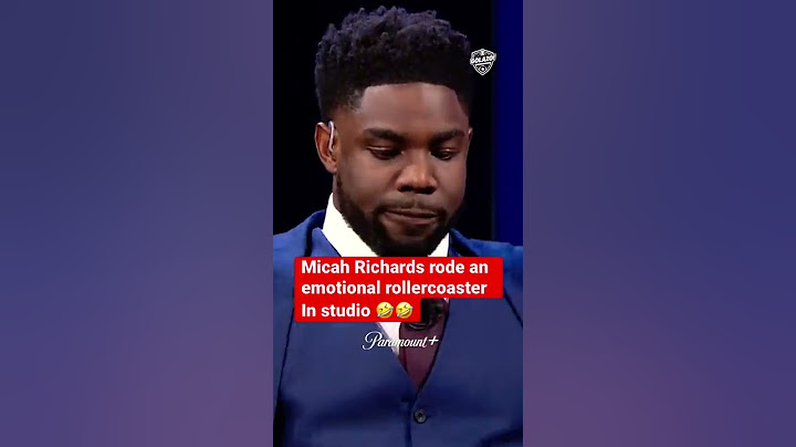 Watch All of Micah Richard’s Emotional Reactions To Manchester City’s Loss to Real Madrid #shorts