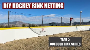DIY HOCKEY RINK NETTING - SAVE BIG!