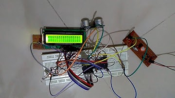 Ultrasonic Range finder using 8051 microcontroller.