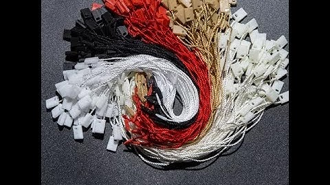 hang tag string ,lacres