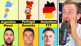 The Best Footballers From Every Country Fabiano Reacts