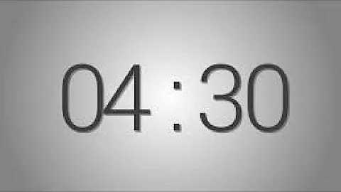 4 Minutes 30 seconds countdown Timer Beep at the end,Simple Timer four min thirty sec. hanicountdown