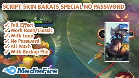 SCRIPT SKIN BARATS SPECIAL NO PASSWORD FULL EFFECT || WITH BACKUP FILE