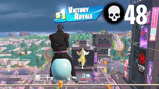 48 Elimination Solo vs Squads Win (Fortnite Chapter 4 Season 2 Gameplay)