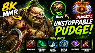 Gameplay Pudge Turbo mode - Dota 2 - UNSTOPPABLE 8kmmr screenshot 3